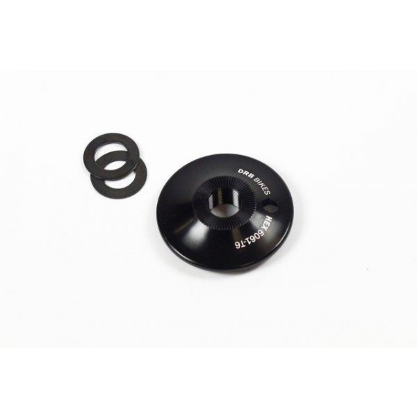 PROTETOR DE CUBO DIANTEIRO DRB BIKES HEX PRETO