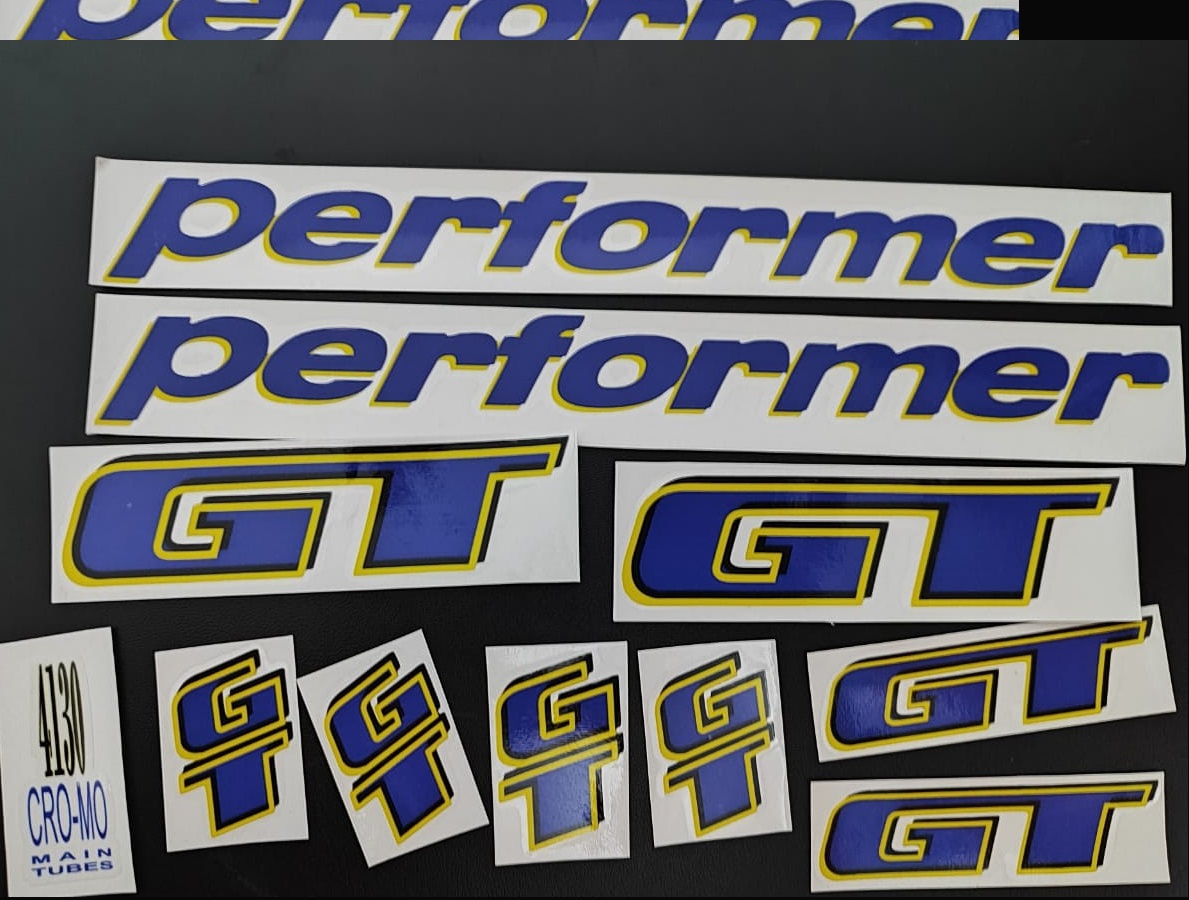 KIT ADESIVOS PARA QUADRO E BIKE BMX GT PERFORMER