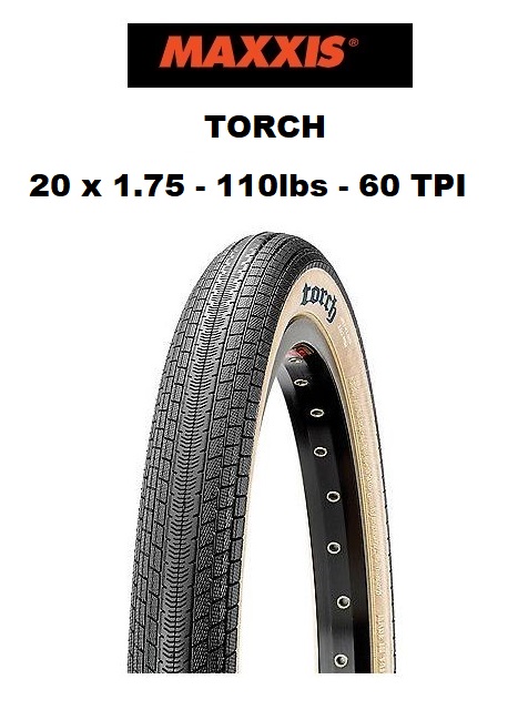 PNEU MAXXIS 20 x 1.75 TORCH kEVLAR 60TPI C/ FAIXA