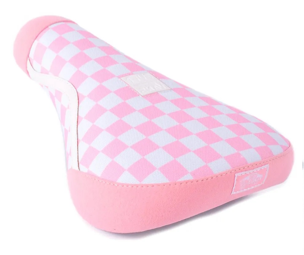 BANCO PIVOTAL CULT VANS SLIP-ON CHECKERBOARD BRANCO / ROSA