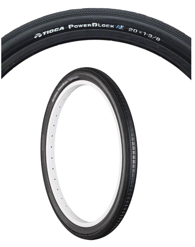 PNEU TIOGA POWERBLOCK 20 x 1-3/8 KEVLAR