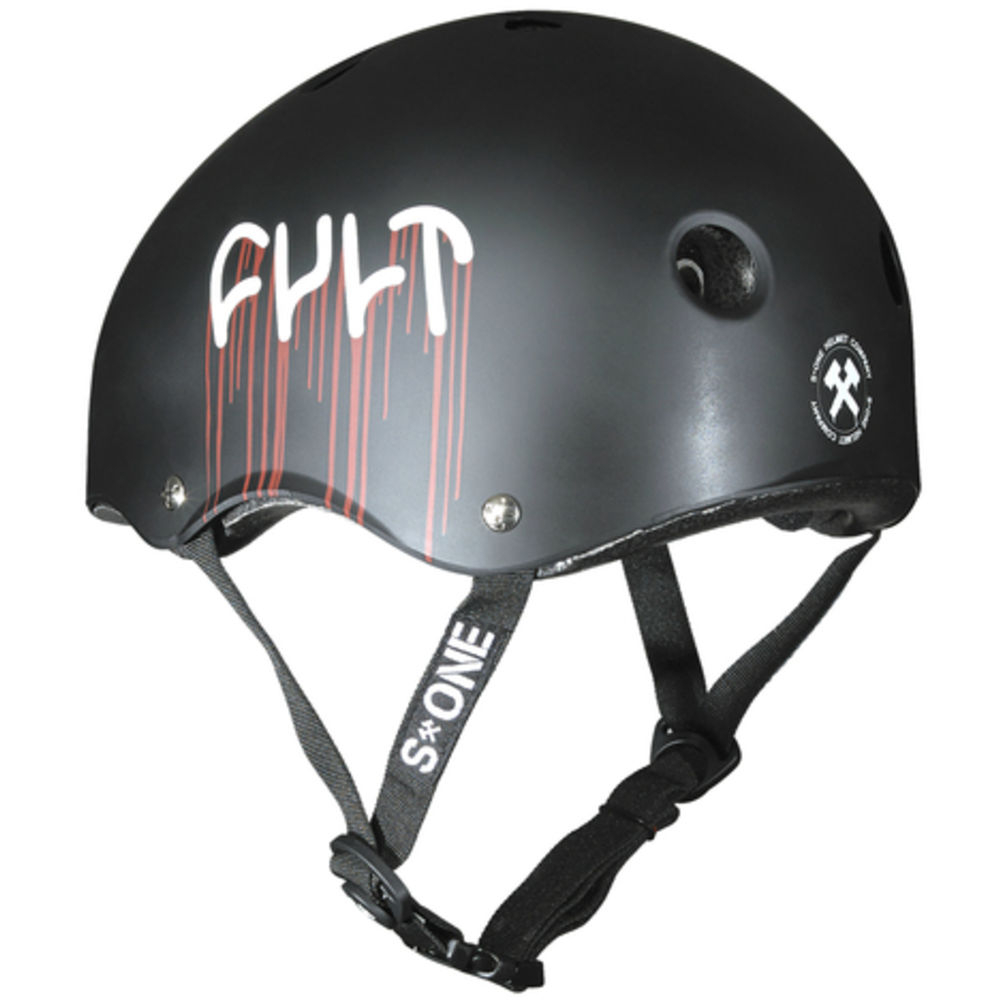 CAPACETE INFANTIL S-ONE S1 CULT PRETO FOSCO