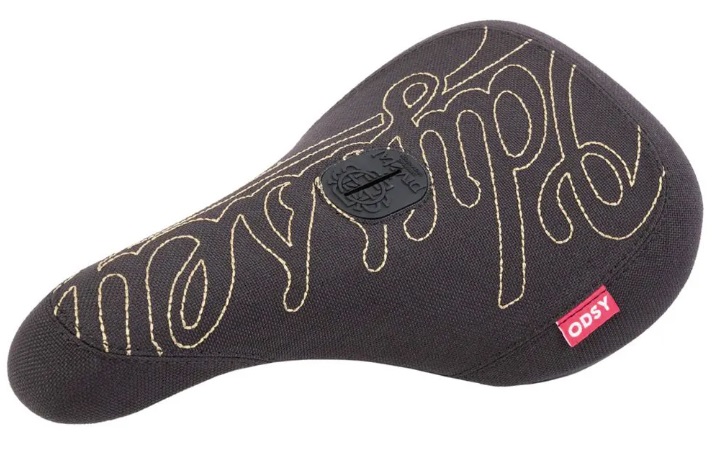 BANCO PIVOTAL ODYSSEY BIG STITCH (SLIM) PRETO / DOURADO
