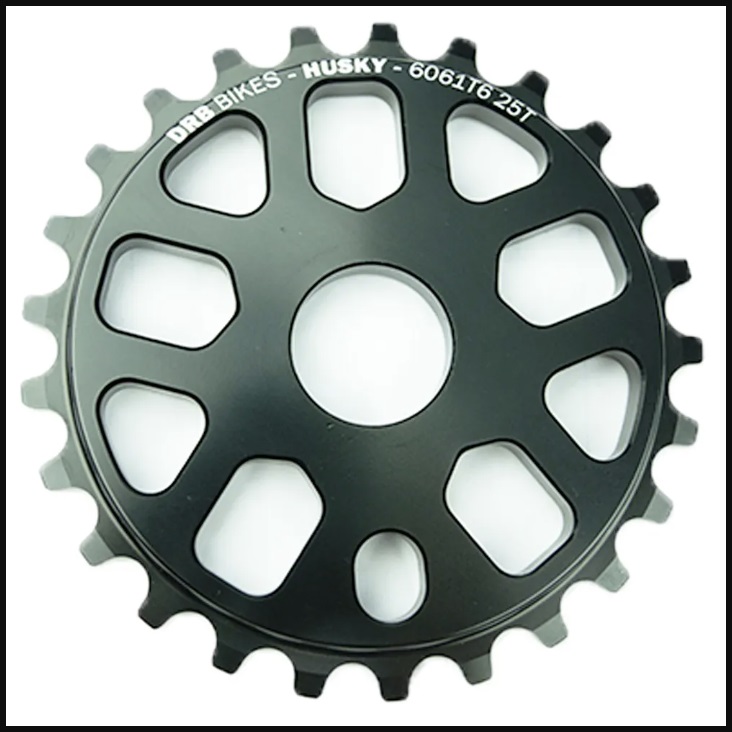 COROA DRB BIKES HUSKY 25 DENTES PRETO