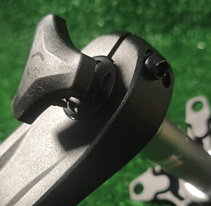PEDIVELA ROBOTIK 3 PÇS 152MM BCD 104 MM EIXO 24MM PRETO FOSCO — foto 4