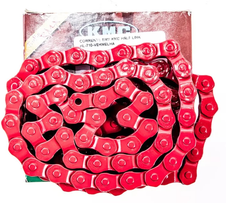 CORRENTE KMC HL-710 HALF LINK VERMELHO