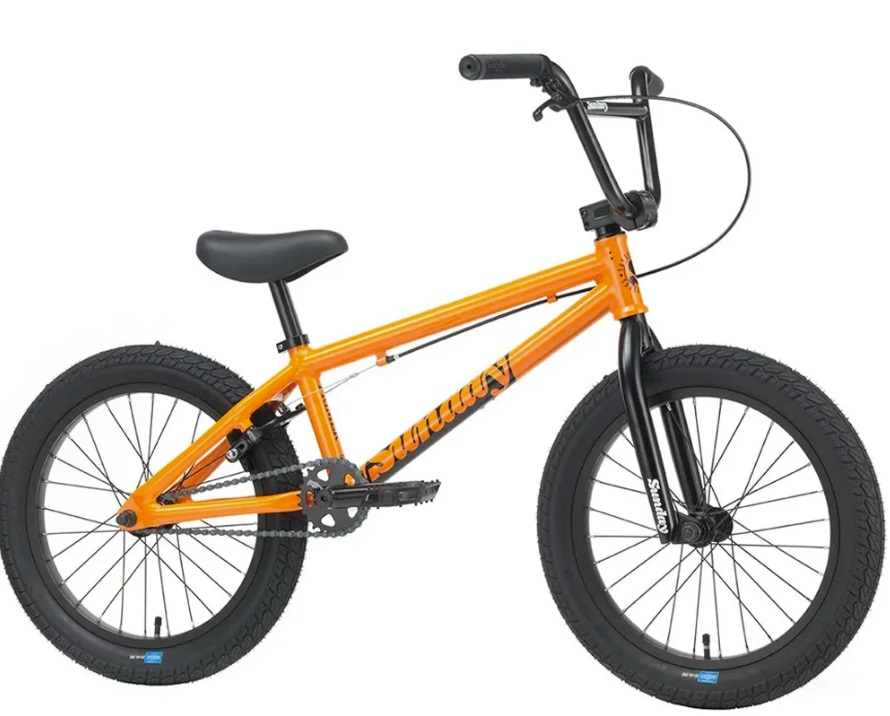 BICICLETA BMX 18 SUNDAY PRIMER ALUMÍNIO - LARANJA
