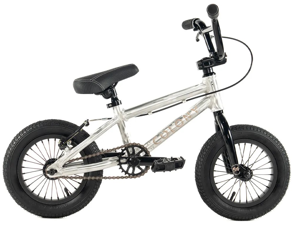 BICICLETA BMX 12 COLONY HORIZON ARO 12 PRATA ESCOVADO