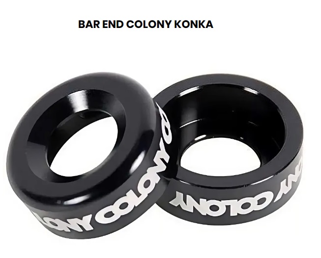 BAR END COLONY KONKA 7/8 PRETO