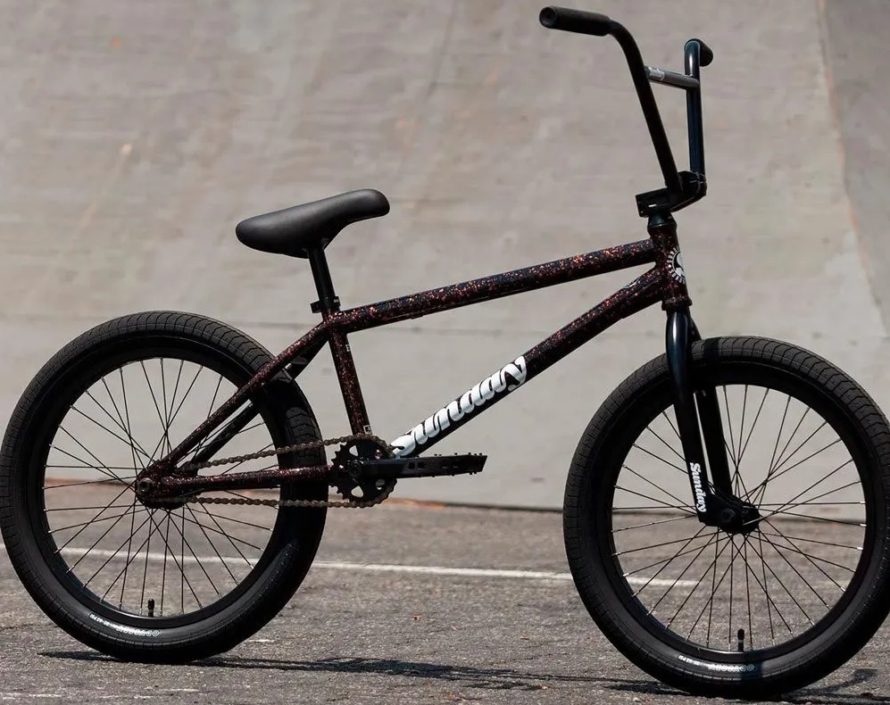 BICICLETA BMX SUNDAY EX PRETO C/ VERMELHO 20,75 e 21