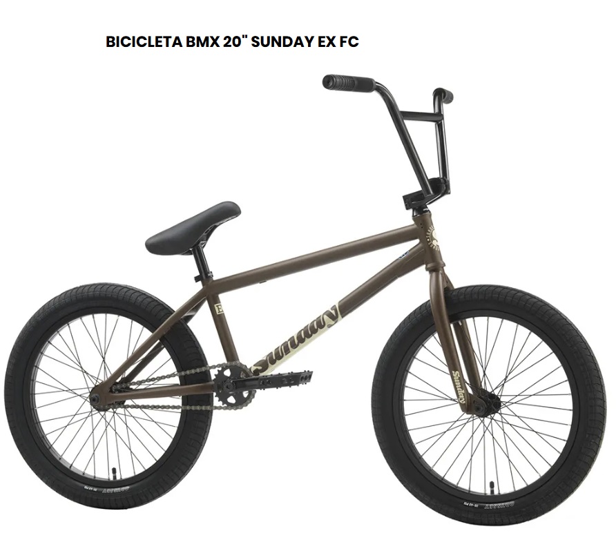 BICICLETA BMX 20 SUNDAY EX FC 20.75 MARROM