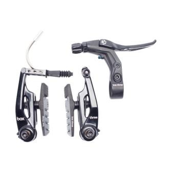 KIT FREIO BOX THREE V-BRAKE MINI 85MM PRETO
