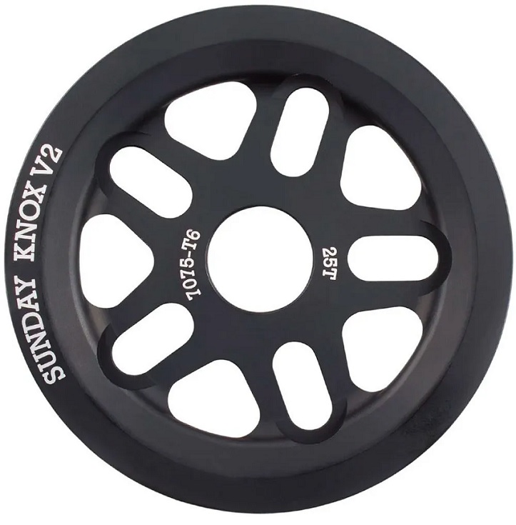 COROA SUNDAY KNOX V2 25 ou 28 DENTES PRETO