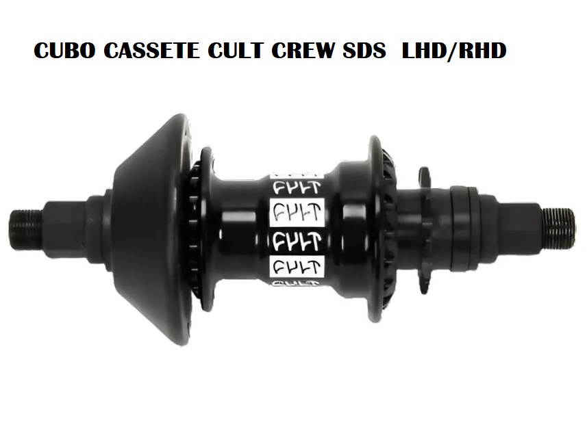 CUBO CASSETE CULT CREW SDS LHD e RHD PRETO