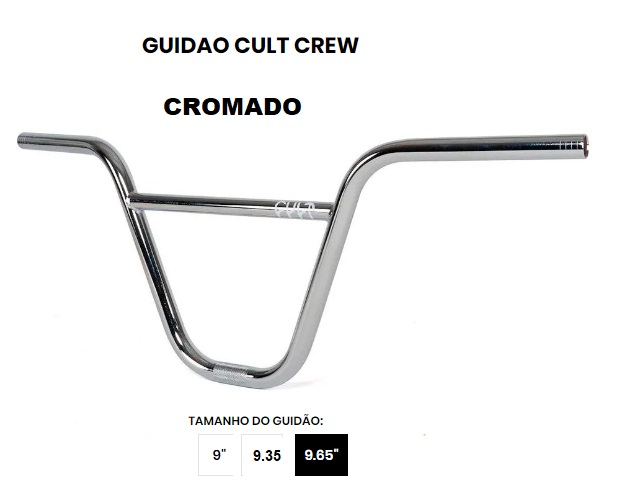 GUIDAO CULT CREW 9 - 9.35 e 9.65 X 30 CROMADO