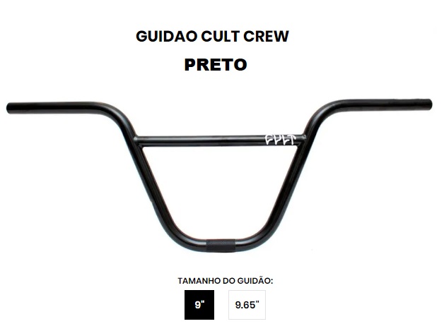 GUIDAO CULT CREW 9 - 9.35 e 9.65 X 30 PRETO