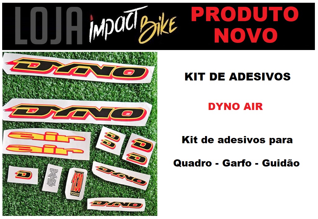 KIT ADESIVOS PARA QUADRO E BIKE BMX DYNO AIR
