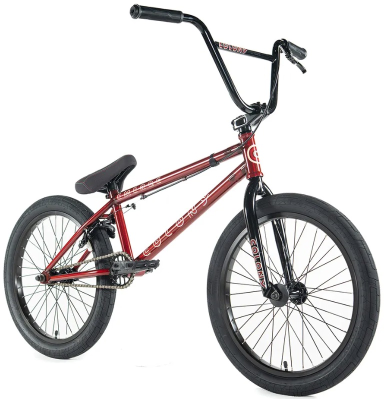 BICICLETA BMX 20 COLONY EMERGE 20.75 VERMELHO VERNIZ