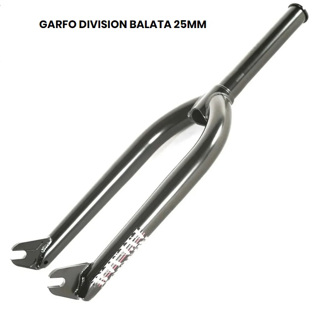 GARFO DIVISION BALATA 25MM PRETO