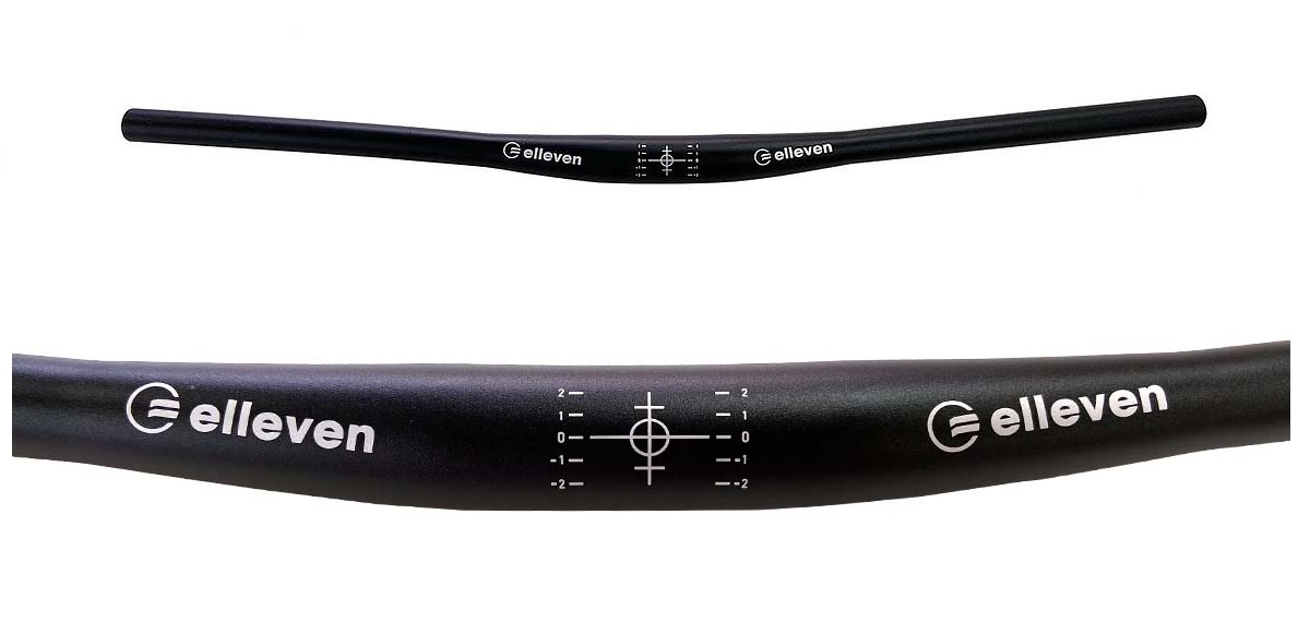 GUIDÃO ELLEVEN DH BAIXO 31,8 ALUM 700MM PRETO