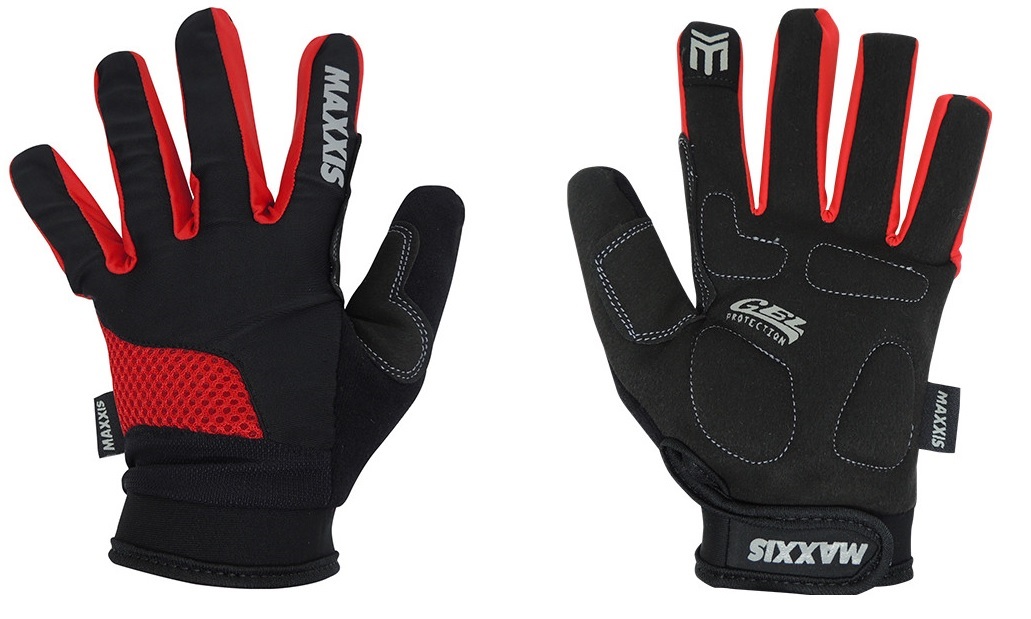 LUVA MAXXIS PRETO/VERMELHO 144