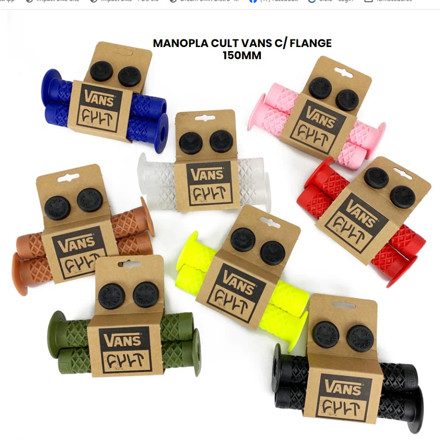 MANOPLA CULT VANS 150MM C/ FLANGE CORES LISA