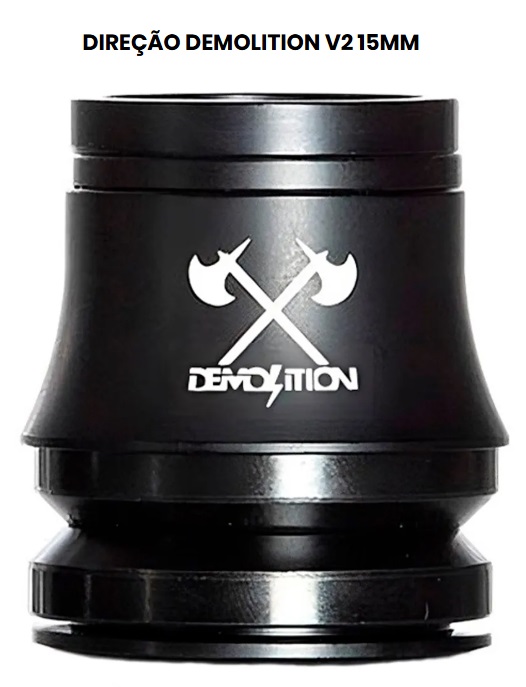 MOV. DIREÇÃO DEMOLITION V2 15MM PRETO