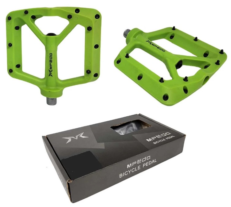 PEDAL PLATAFORMA MPEDA NYLON VERDE