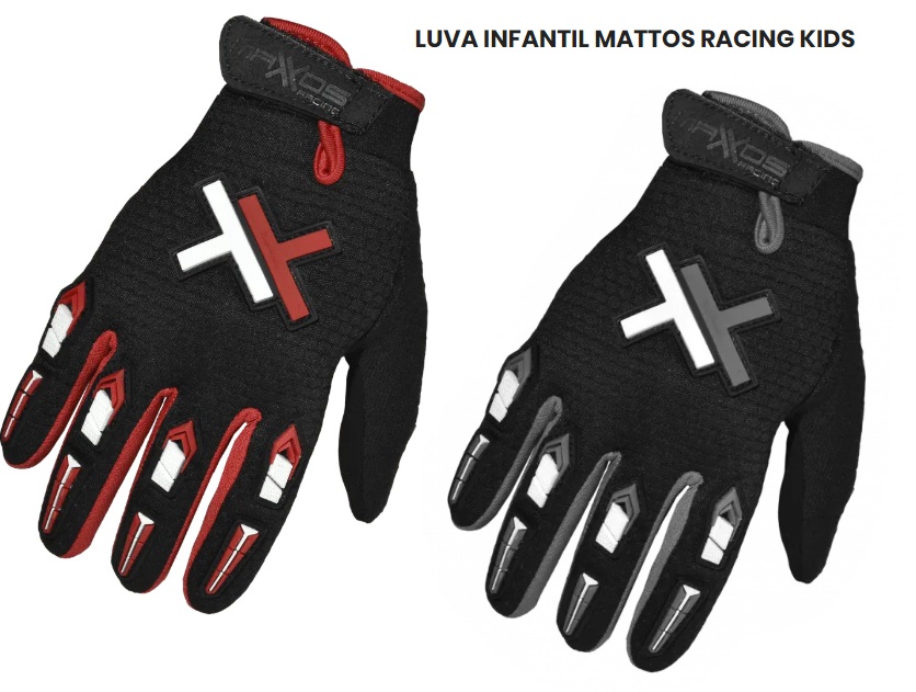 LUVA MATTOS MX PRO KIDS CONSULTE TAMANHOS e CORES