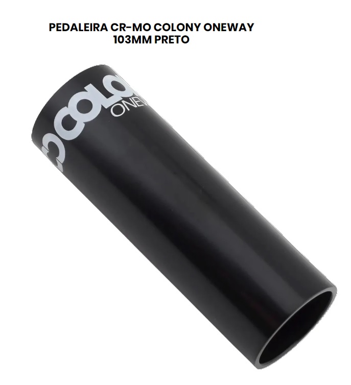 PEDALEIRA CR-MO COLONY ONEWAY 103MM (4.00) PRETO