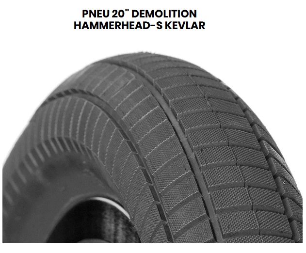 PNEU 20 DEMOLITION HAMMERHEAD-S KEVLAR 20.25 ou 2.40 PRETO