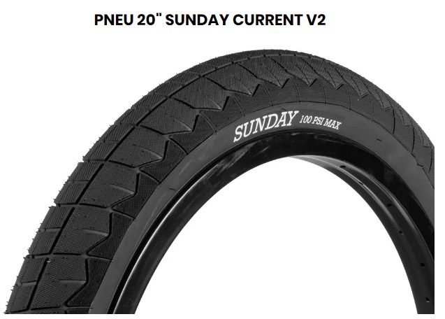 PNEU SUNDAY CURRENT V2 20 X 2.25 e 2.40 PRETO