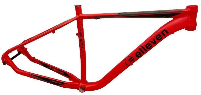 QUADRO ELLEVEN REACTOR MTB 29 15 ou 17 ou 19 ou 21 VERMELHO FOSCO
