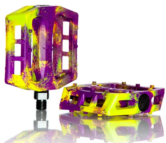  PEDAL DEMOLITION TROOPER NYLON ROXO / AMARELO