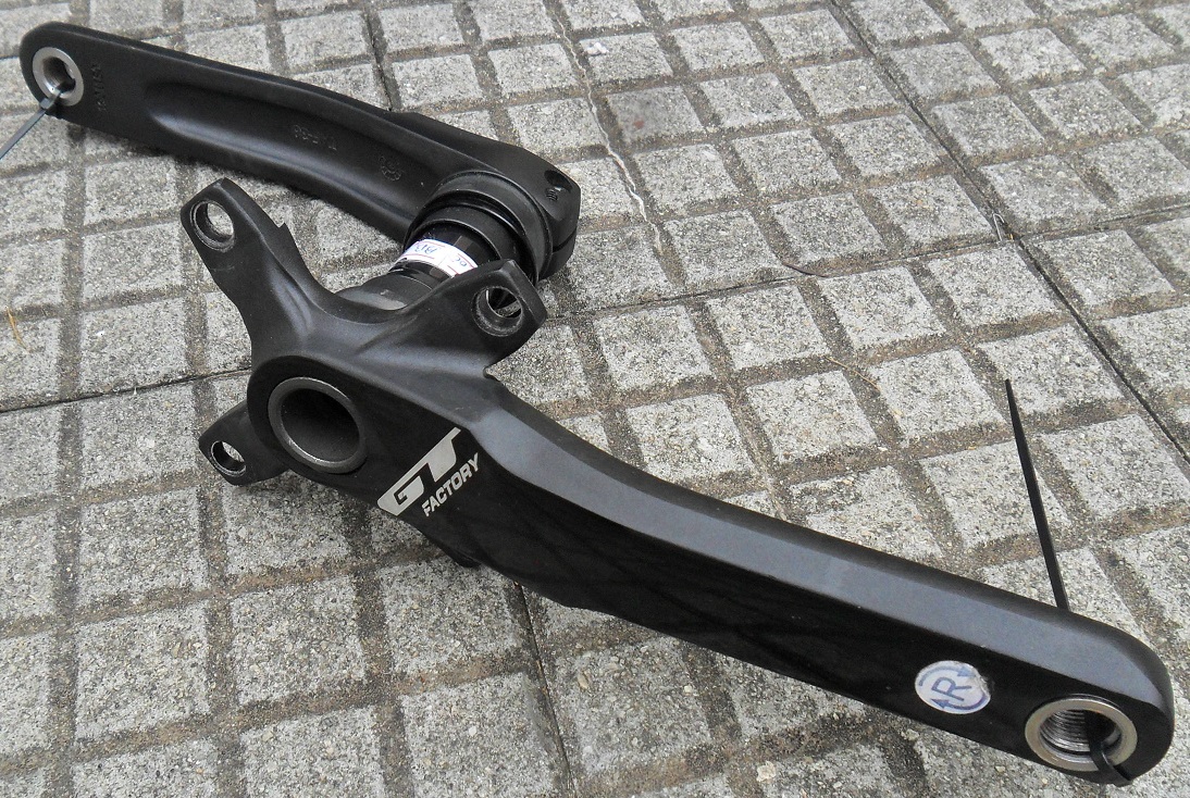PEDIVELA GT BMX RACING  ALUMINIO 180MM 