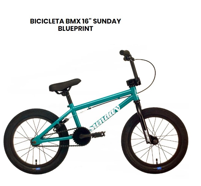 BICICLETA BMX ARO 16 SUNDAY BLUEPRINT AZUL