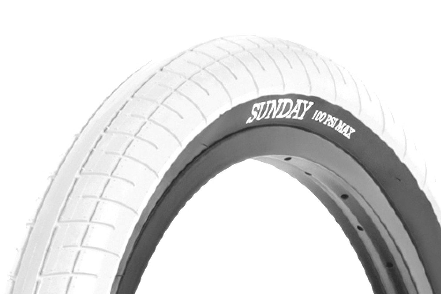 PNEU SUNDAY CURRENT V2 20 X 2.25 ou 2.40 BRANCO / PRETO