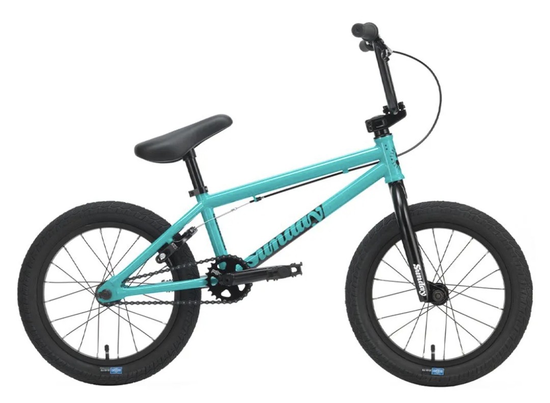 BICICLETA SUNDAY PRIMER ARO 16 AZUL TURQUESA 
