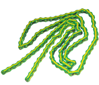 CORRENTE MEDIA KMC Z510 MEDIA 1/8 VERDE/AMARELO/VERDE