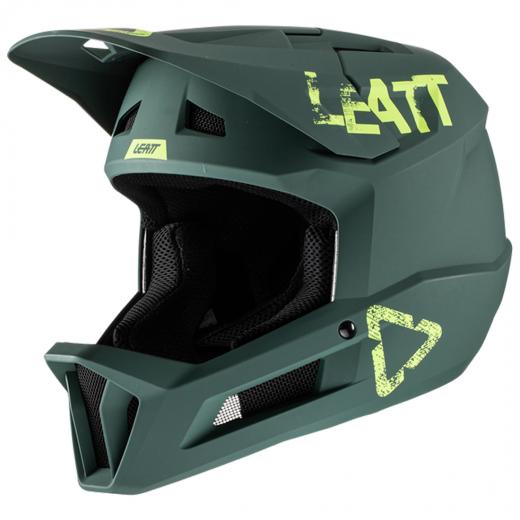 CAPACETE FULL FACE LEATT GRAVITY 1.0 VERDE / FLUO ADULTO