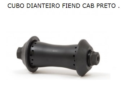 CUBO DIANTEIRO FIEND CAB PRETO