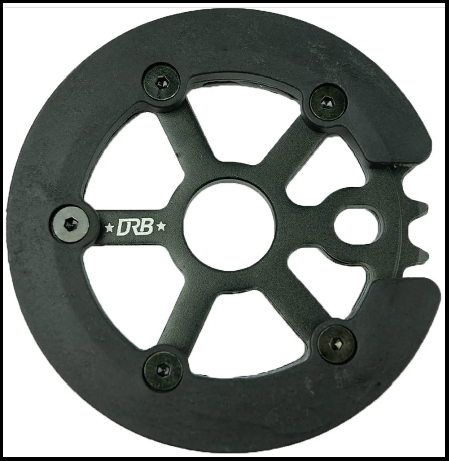 COROA DRB BIKES FULL NYLON GUARD 25 DENTES PRETO