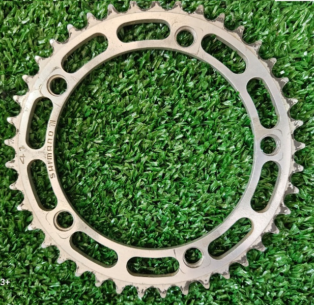 COROA SHIMANO 41 DENTES BCD 130MM POLIDO USADAS