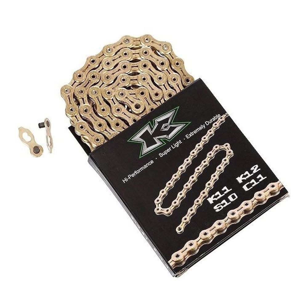 CORRENTE KCNC FINA 3/32 DOURADA SUPER LIGHT 9V