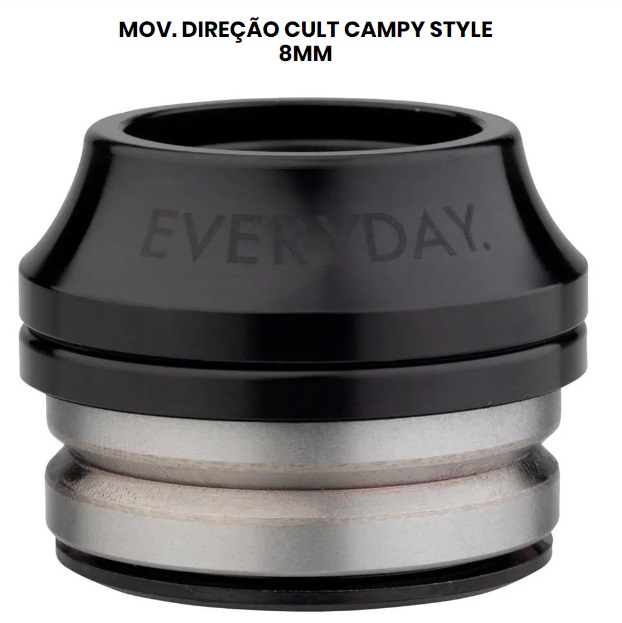 MOV. DIREÇÃO CULT CAMPY STYLE 8MM PRETO