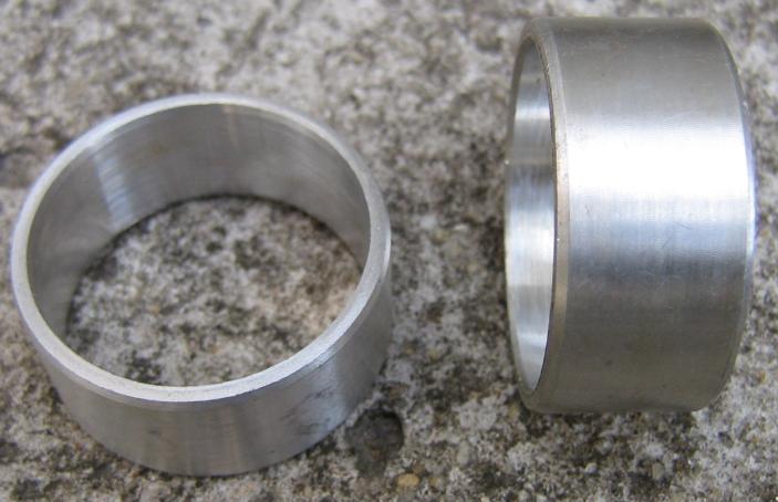 ADAPTADOR DE DIREÇÃO 1-1/8 PARA 1 POLEGADA PAR