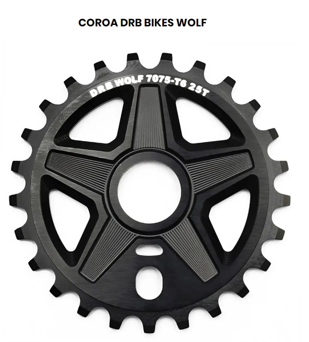 COROA DRB WOLF 25 ou 28 DENTES PRETO