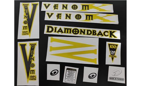 KIT ADESIVOS PARA QUADRO E BIKE BMX DIAMOND BACK VENOM