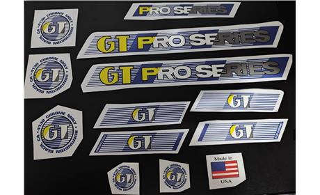 KIT ADESIVOS PARA QUADRO E BIKE BMX GT PRO SERIES CRO-MO