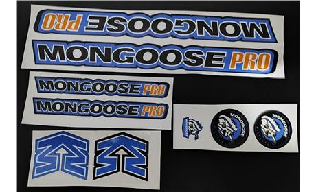 KIT ADESIVOS PARA QUADRO E BIKE BMX MONGOOSE PRO